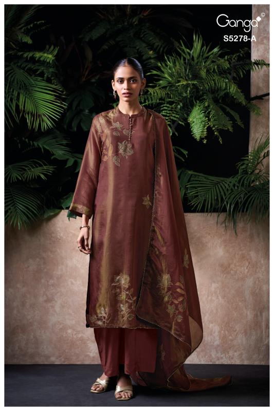 Ganga nuhira 5278 wholesale dress material distributors